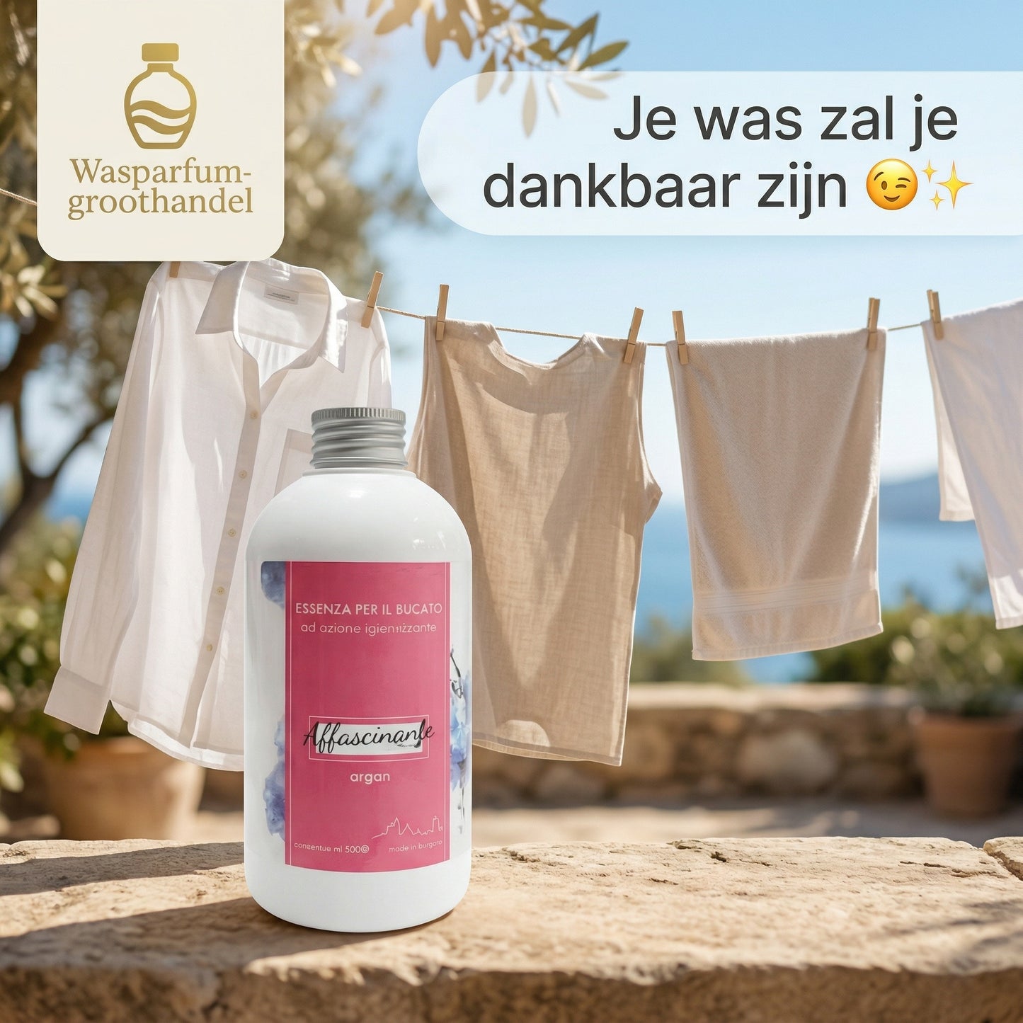 🌾 AFFASCINANTE wasparfum – De oosterse charme van Argan in je was