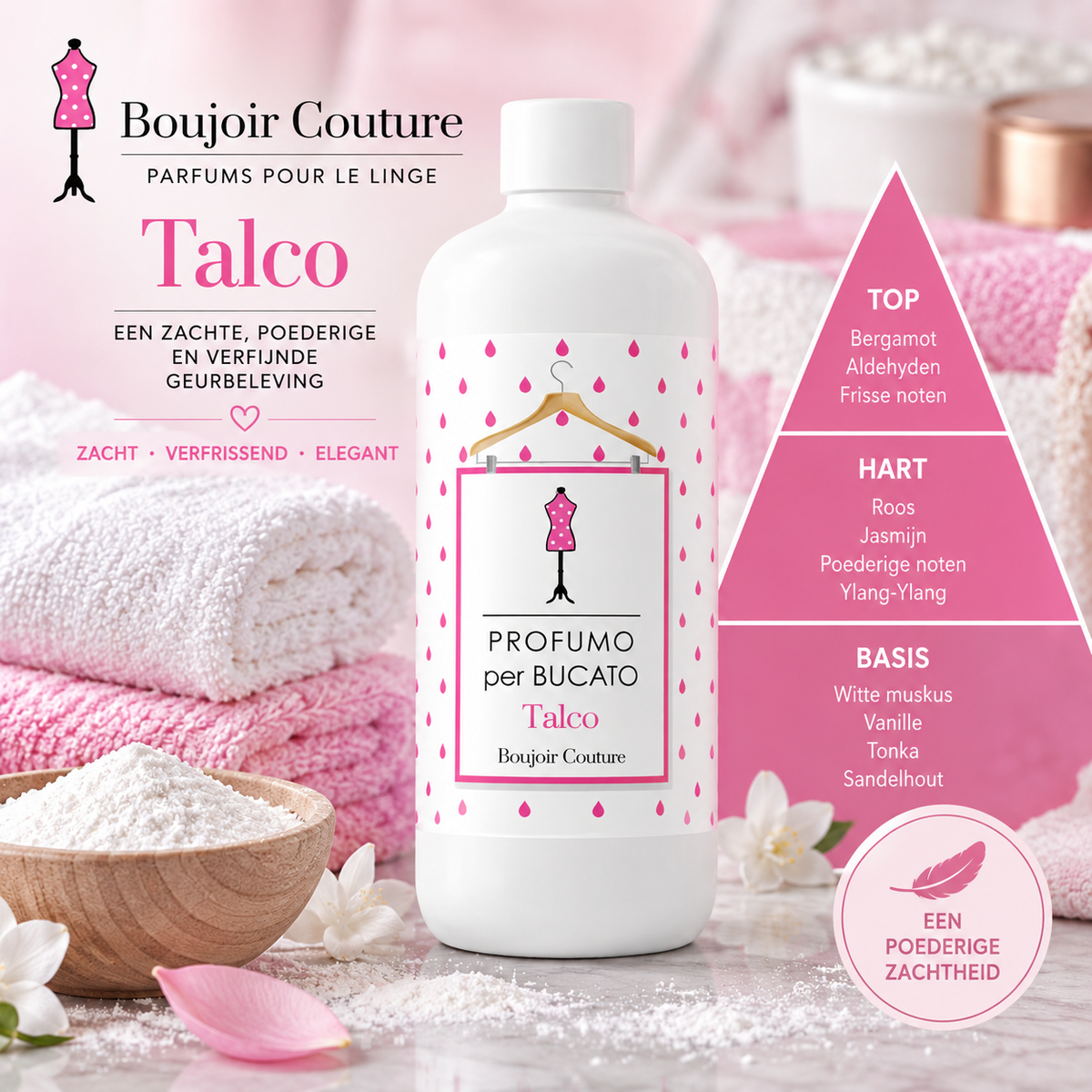 TALCO wasparfum – Tijdloos poederachtig en nostalgisch zacht – wasparfum afbeelding 1