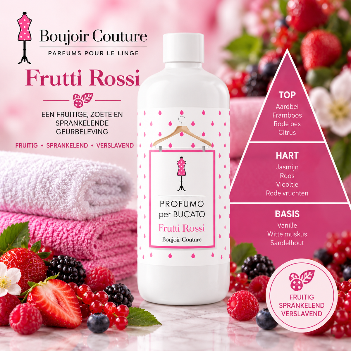 FRUTTI ROSSI wasparfum – Zoet, fruitig en onweerstaanbaar verleidelijk – wasparfum afbeelding 1
