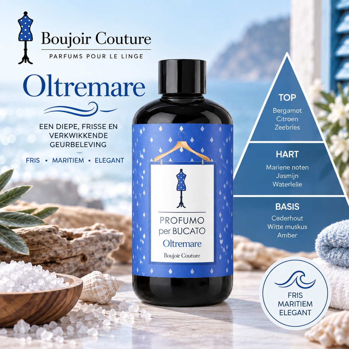 OLTREMARE wasparfum – Diepe frisheid met een mariene touch – wasparfum afbeelding 1
