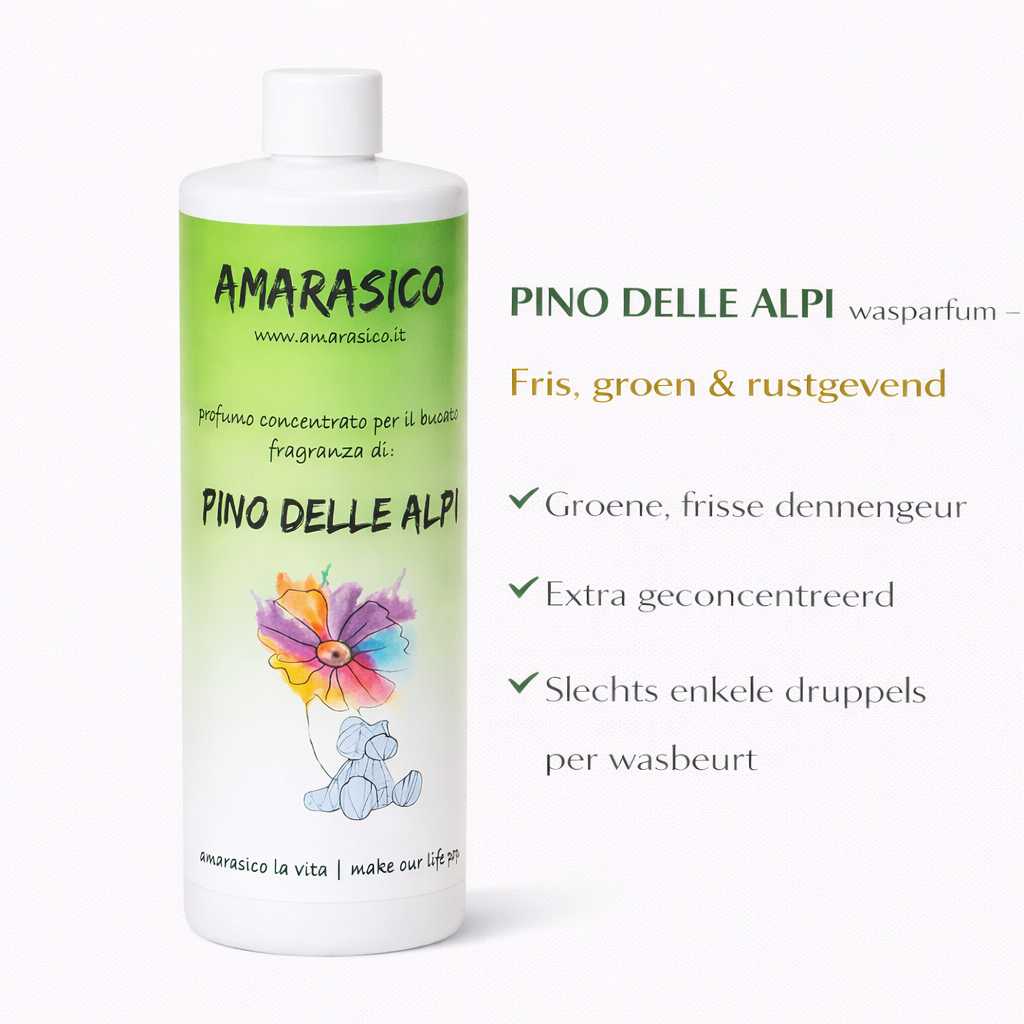 🌲 PINO DELLE ALPI wasparfum – Fris, houtachtig en bergachtig verkwikkend