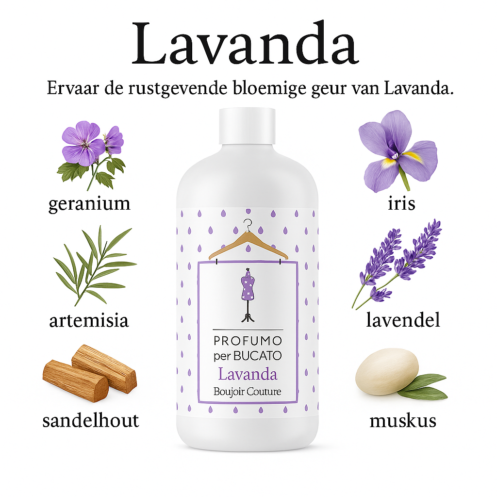 💜 LAVANDA wasparfum – Klassieke lavendelgeur voor rust en frisheid