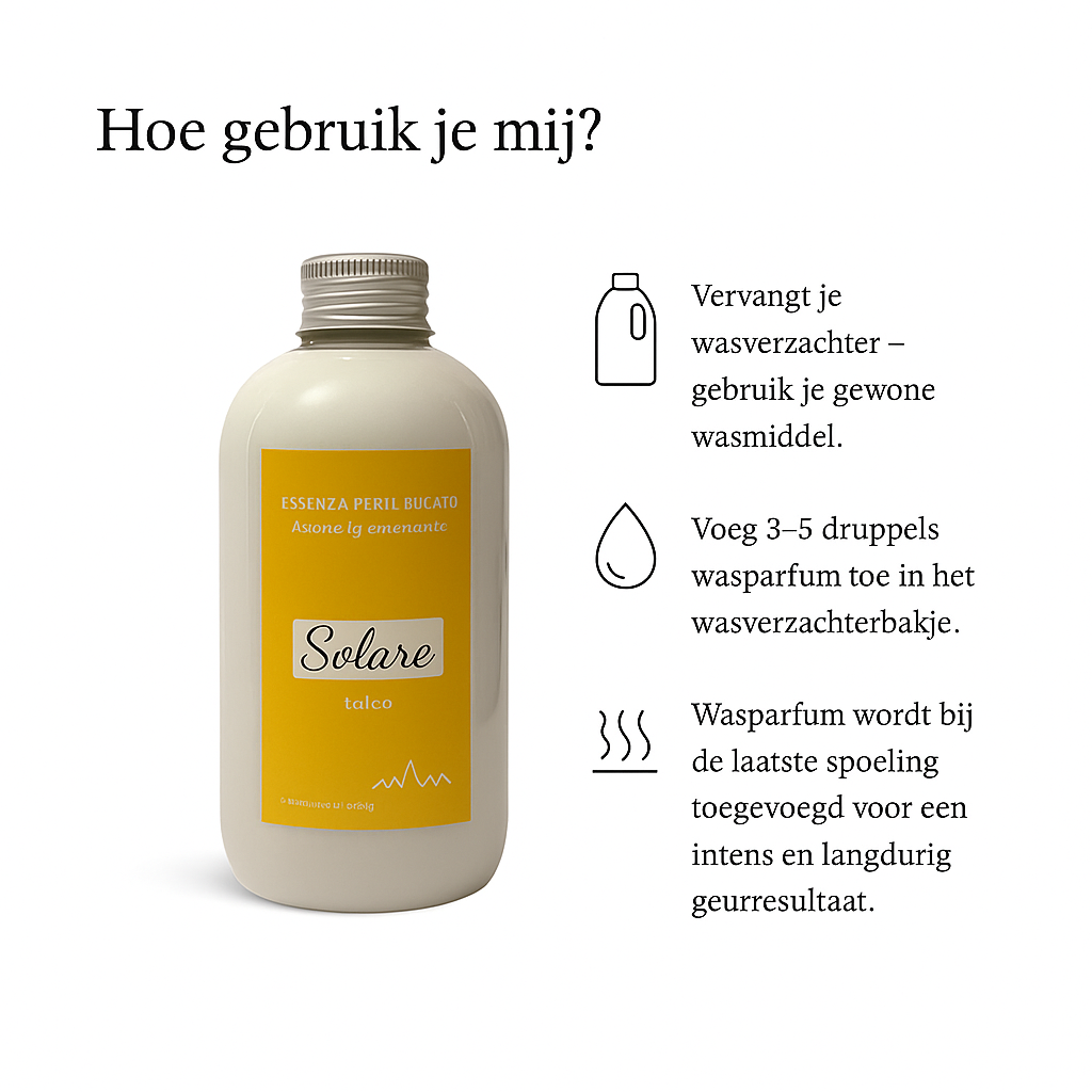 ☀️ SOLARE wasparfum – De warmte van de iconische Talco-geur