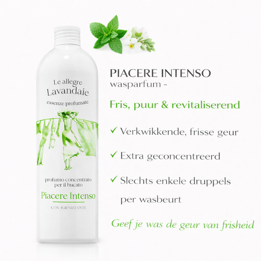 🔥 PIACERE INTENSO wasparfum – Intens, verleidelijk en krachtig geurend