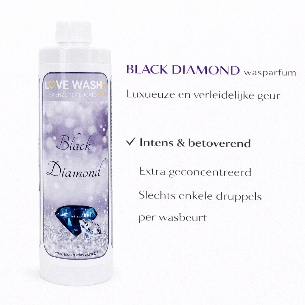 🖤 BLACK DIAMOND wasparfum – Houtachtig, bloemig en intens uniek