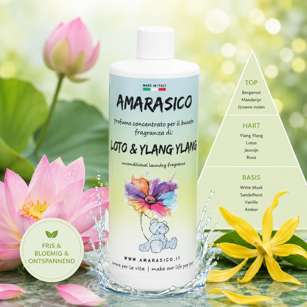 LOTO & YLANG YLANG wasparfum – Exotisch, bloemig en luxueus verleidend – wasparfum afbeelding 1