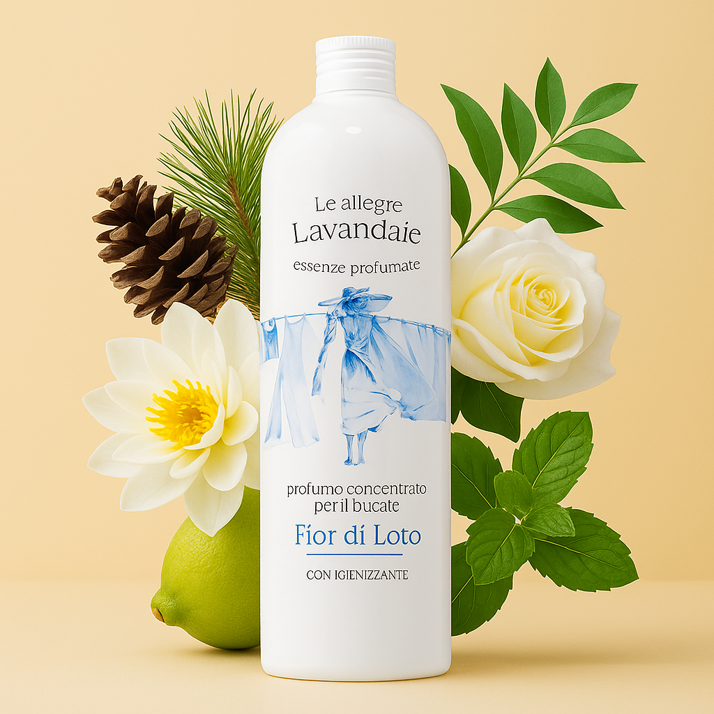 🌿 FIOR DI LOTO wasparfum – Exotische frisheid & groene rust