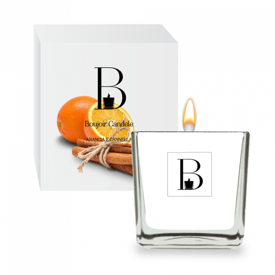 🍊 Bougie parfumée Arancia e Cannella – Fraîche & Épicée 200 GR
