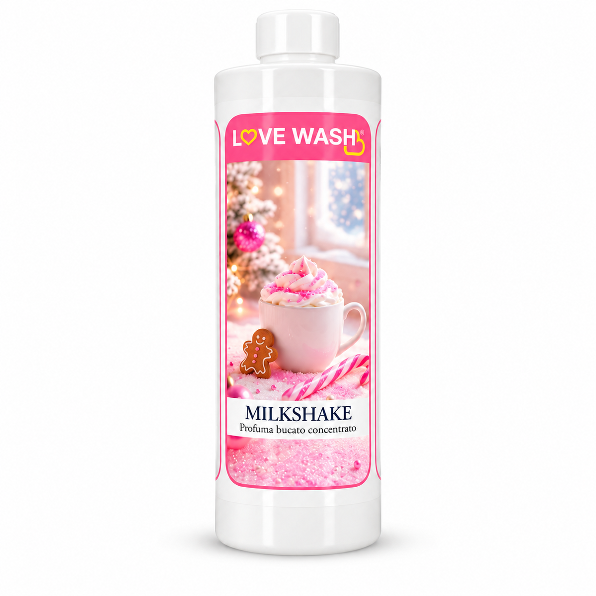LOVE WASH Milkshake wasparfum 250 ml op witte achtergrond