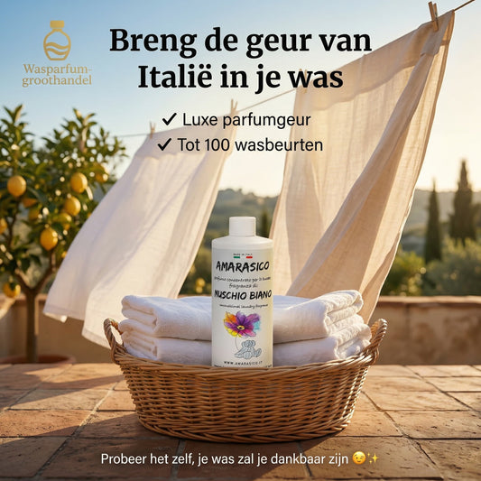 🤍 MUSCHIO BIANCO wasparfum – Zacht, clean en elegant muskusaroma