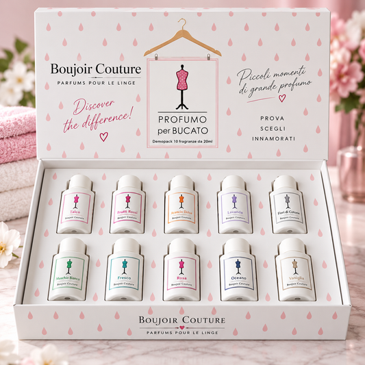 Proefpakket Boujoir Couture – Ontdek 10 onweerstaanbare geuren in één set – wasparfum afbeelding 1