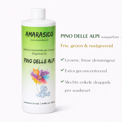🌲 PINO DELLE ALPI wasparfum – Fris, houtachtig en bergachtig verkwikkend
