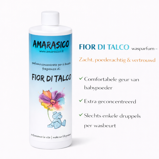 🤍 FIOR DI TALCO wasparfum – Zacht, poederachtig en fris