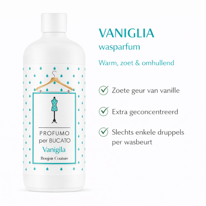 🍦 Parfum pour le linge VANIGLIA – Arôme de vanille doux, chaleureux et invitant