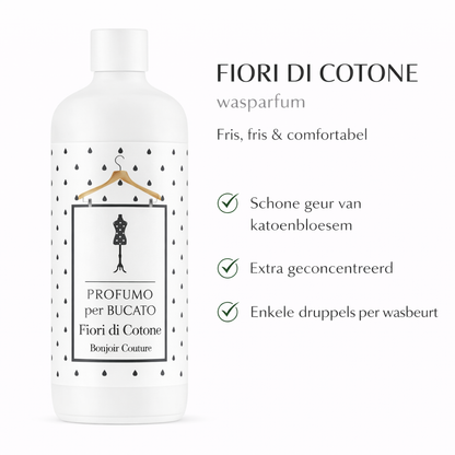 🤍 Parfum lavant FIORI DI COTONE – Doux, pur et confortablement frais