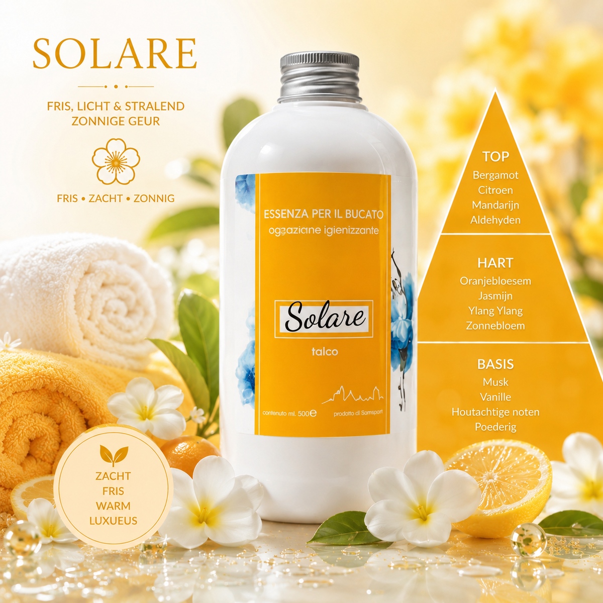SOLARE wasparfum – De warmte van de iconische Talco-geur – wasparfum afbeelding 1