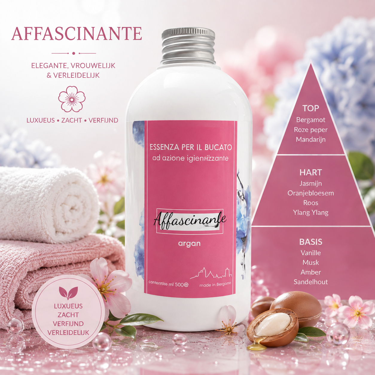 🌾 AFFASCINANTE wasparfum – De oosterse charme van Argan in je was