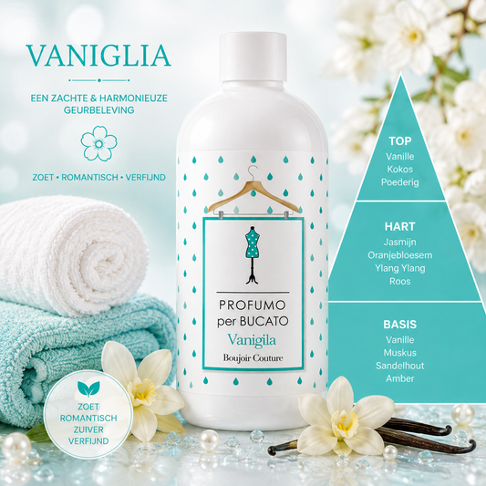 🍦 Parfum pour le linge VANIGLIA – Arôme de vanille doux, chaleureux et invitant