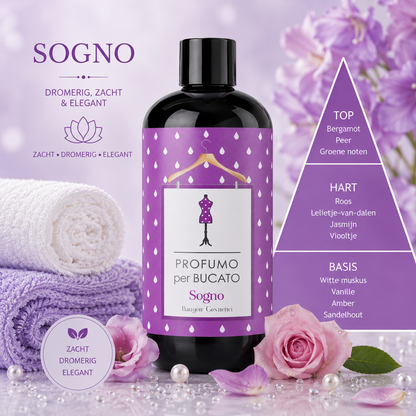 SOGNO wasparfum – Dromerig, zacht en elegant – wasparfum afbeelding 1
