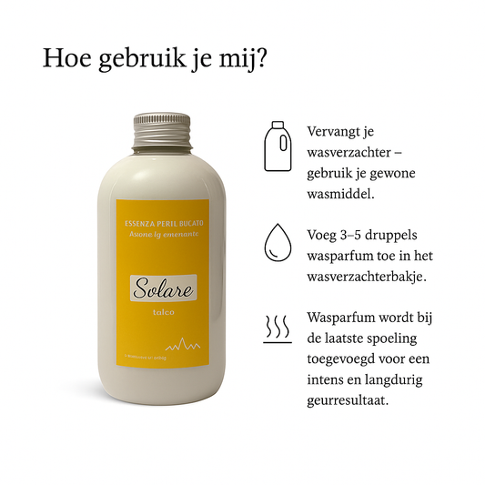 ☀️ SOLARE wasparfum – De warmte van de iconische Talco-geur