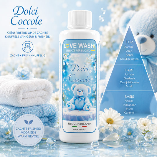 DOLCI COCCOLE wasparfum – Zachte knuffels van geur & frisheid – wasparfum afbeelding 1