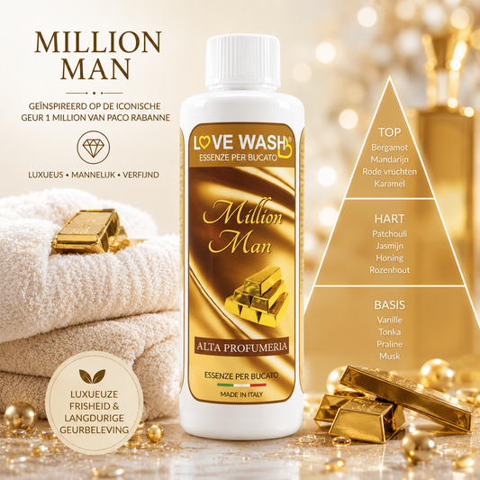 MILLION MAN wasparfum – geïnspireerd op 1 Million van Paco Rabanne – wasparfum afbeelding 1