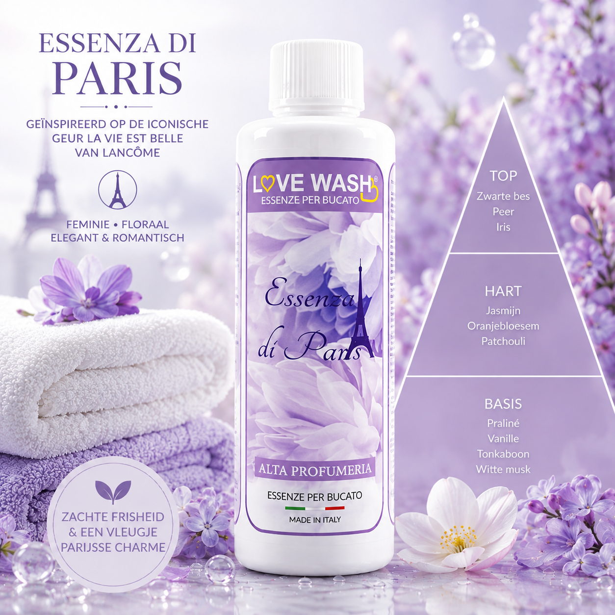 ESSENZA DI PARIS wasparfum – geïnspireerd op La Vie Est Belle van Lancôme – wasparfum afbeelding 1