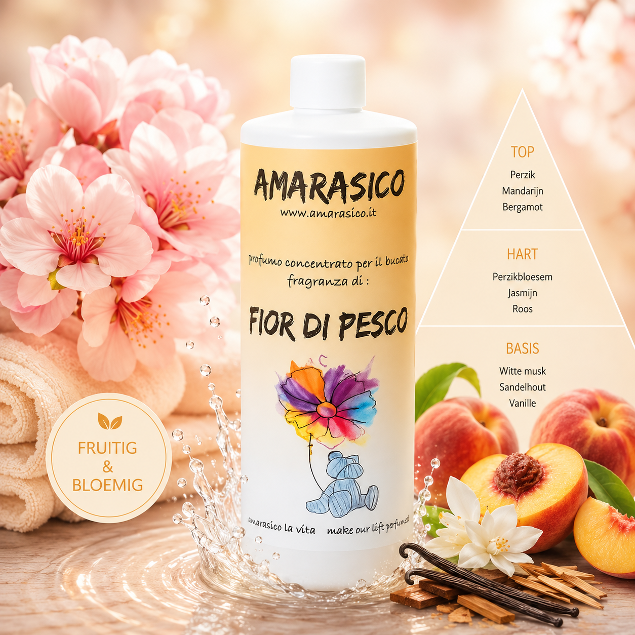 Amarasico Fiori di Pesco washing perfume
