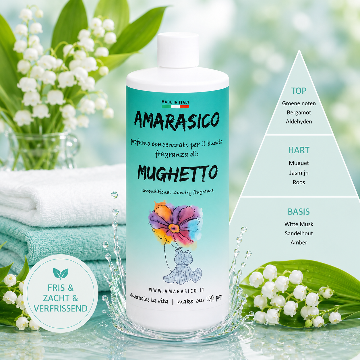 Amarasico Mughetto washing perfume