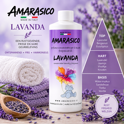 💜 Parfum pour linge LAVANDA – Arôme apaisant, frais et classique de lavande