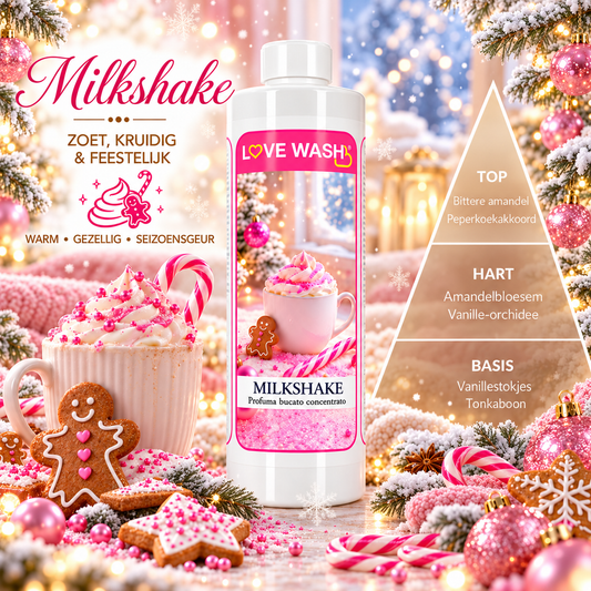 🎄 MILKSHAKE wasparfum – Peperkoek, kaneel & kerstgezelligheid