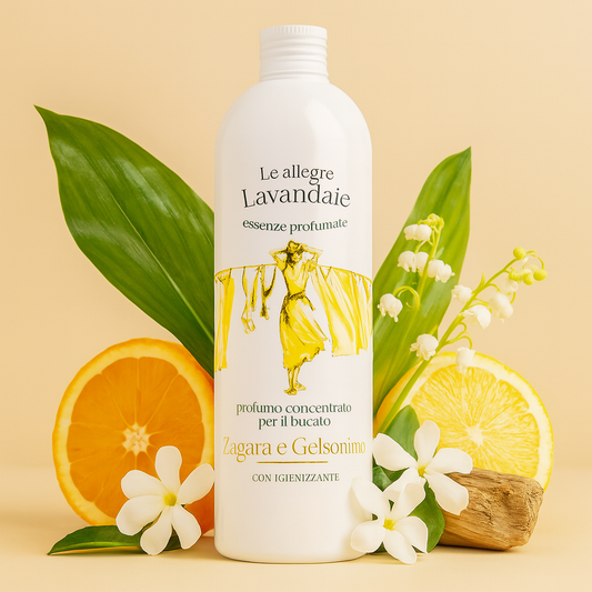 🌼 Parfum pour le linge ZAGARA E GELSOMINO – Frais, floral et ensoleillé méditerranéen
